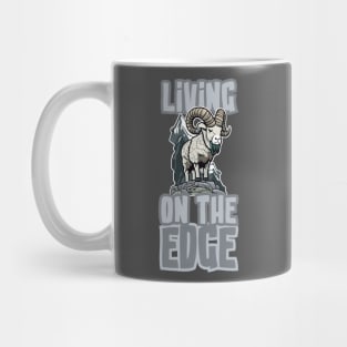 Mountain Goat - Living on the Edge Mug